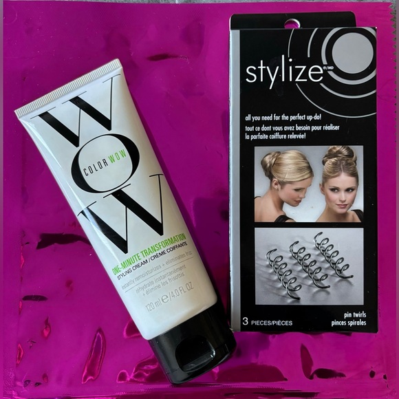 Other - WOW Styling Cream (hair) + 3 pin twirls